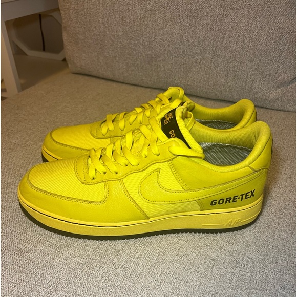 Gore Tex X Air Force 1 Low ‘Dynamic Yellow’ CK 2630 701 - Picture 1 of 7